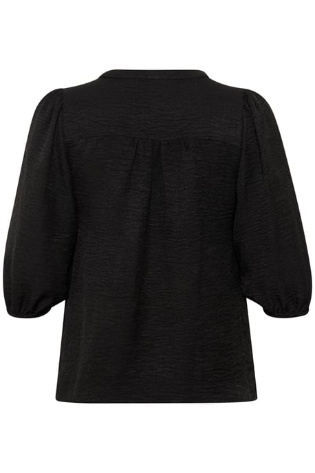Blouse met lange mouwen Regular fit Black - Image 5