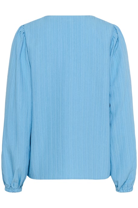 Blouse with long sleeve Regular fit Forever Blue CC - Image 5