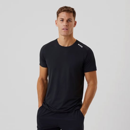 Herr lättviktig atletisk prestationssport fuktavledande T-shirt - Image 3