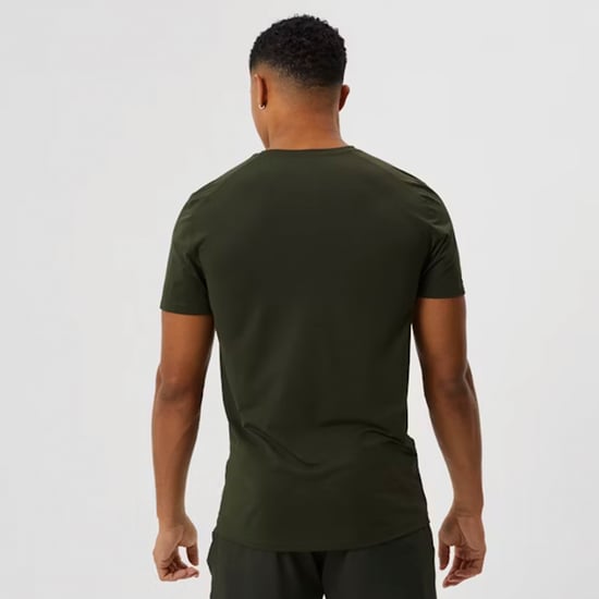 Herrens lätta atletiska prestationssport t-shirt med fuktavledande egenskaper - Image 4
