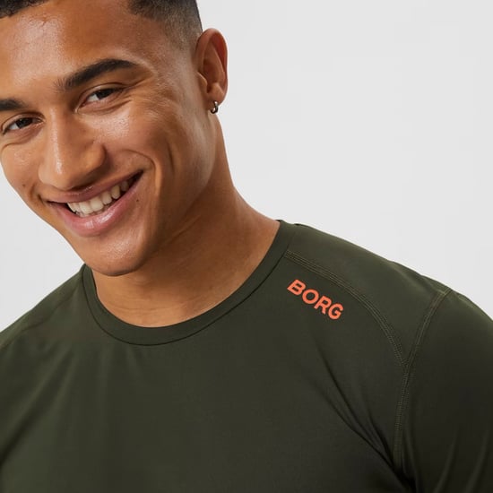 Herrens lätta atletiska prestationssport t-shirt med fuktavledande egenskaper - Image 5