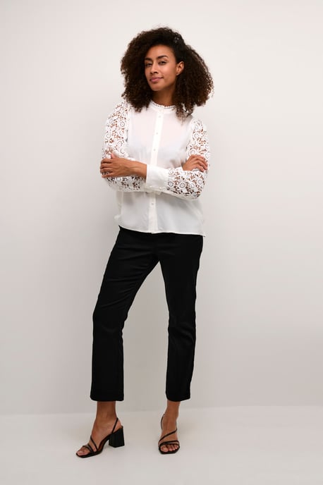 Blouse with long sleeve Relaxed fit Spring Gardenia - Image 1