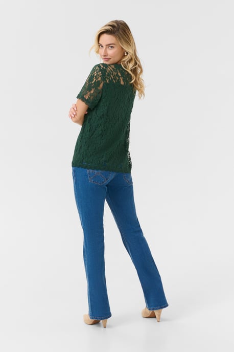 Blouse with short sleeve Regular fit Sea Moss - Image 2