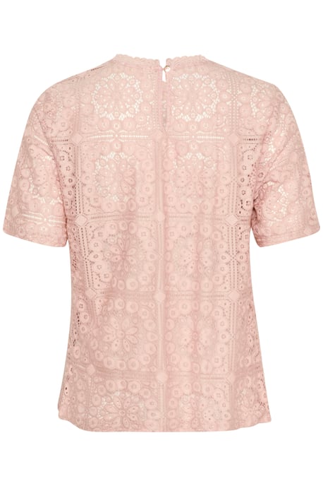 Blouse with short sleeve Regular fit Burnished Lilac - Image 5