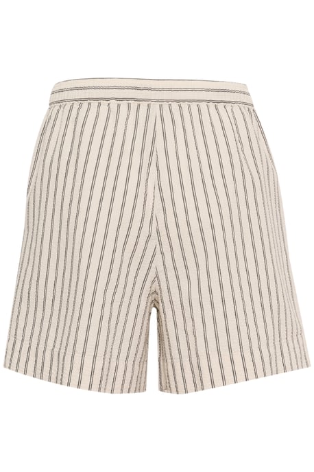 Shorts casual Relaxed fit Beige with Black Stripe - Image 5