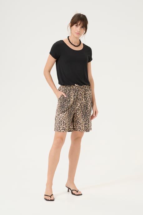 Shorts casual Casual fit Leopard Wash - Image 2