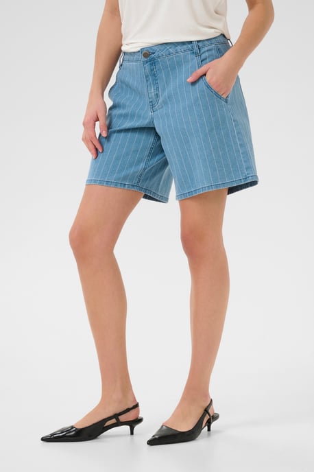 Shorts casual Relaxed fit Light Blue Denim - Image 4