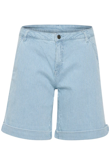 Shorts casual Loose fit Blue/White Stripe - Image 4