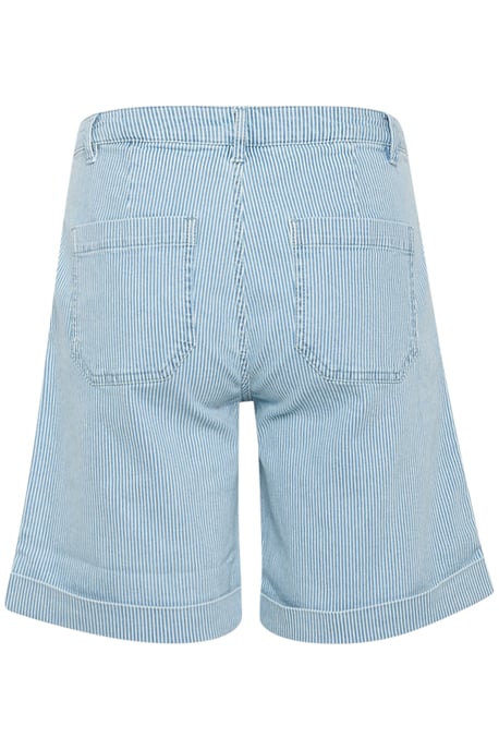 Shorts casual Loose fit Blue/White Stripe - Image 5