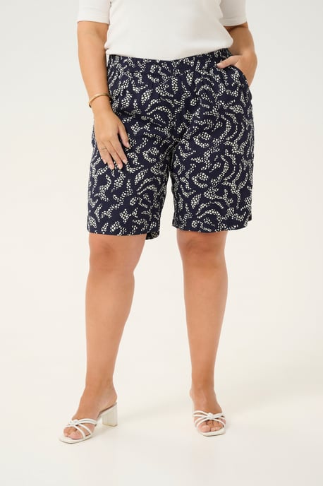 Short Loose fit Midnight Marine Lace Print marine - Image 4