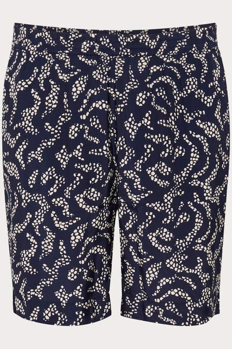 Short Loose fit Midnight Marine Lace Print marine - Image 5