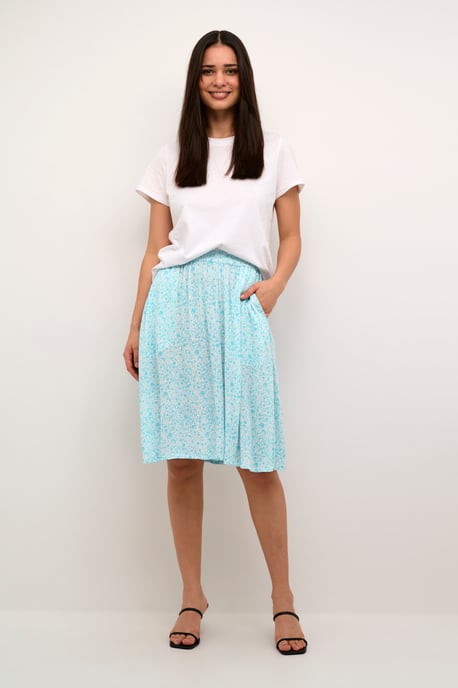Skirt A-shape Blue Atoll Petit Fleur - Image 1
