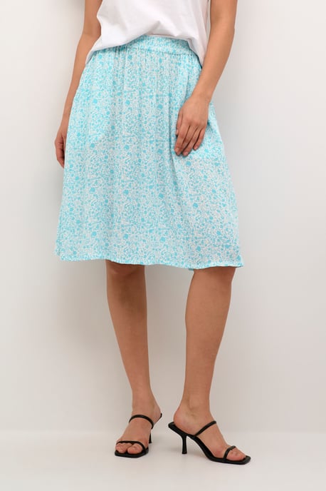Skirt A-shape Blue Atoll Petit Fleur - Image 2