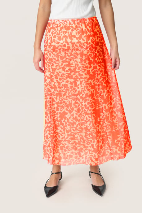 Skirt A-shape Tangerine Tango Leaf - Image 2