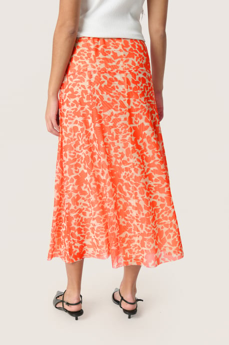 Skirt A-shape Tangerine Tango Leaf - Image 3