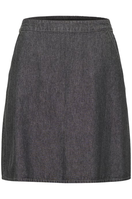 Skirt A-shape Grey Washed Denim - Image 4