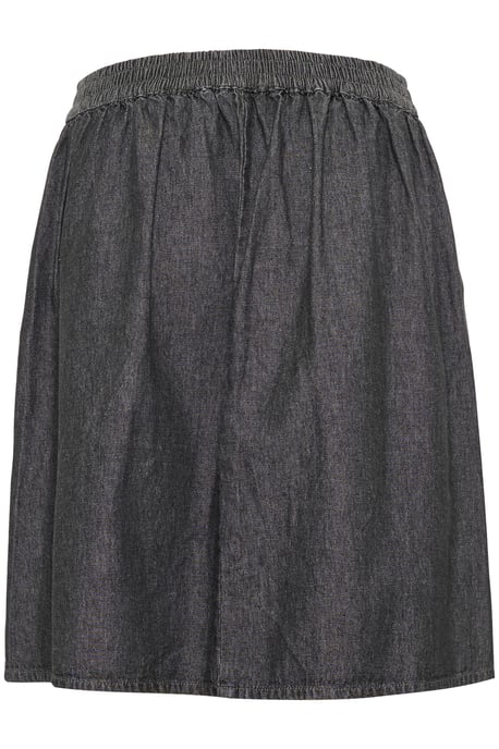 Skirt A-shape Grey Washed Denim - Image 5