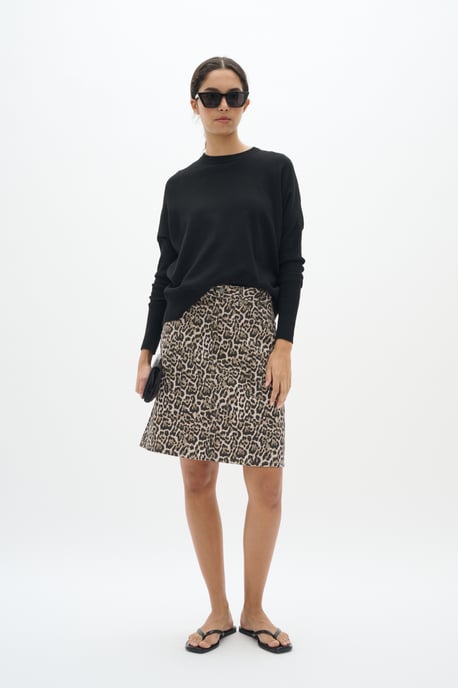 Skirt A-Line Classic Leopard - Image 3