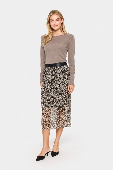 Skirt Regular fit Black Reg Leo - Image 1
