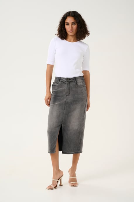 Denim skirt Regular fit Medium Grey Denim - Image 1