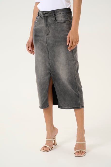 Denim skirt Regular fit Medium Grey Denim - Image 2