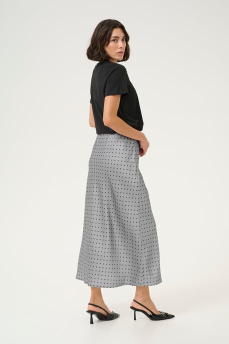 Skirt Shaped fit Steeple Gray/Black Dot - Image 2