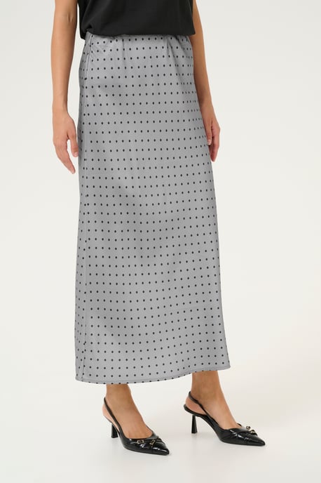 Skirt Shaped fit Steeple Gray/Black Dot - Image 3