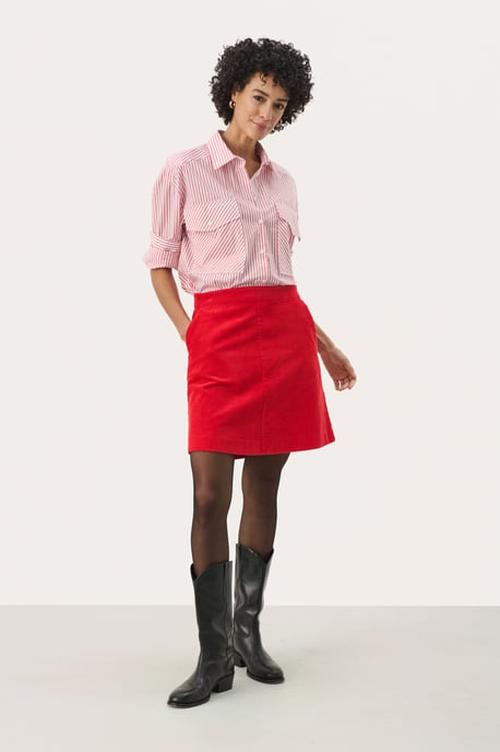 Skirt A-shape Mars Red - Image 1