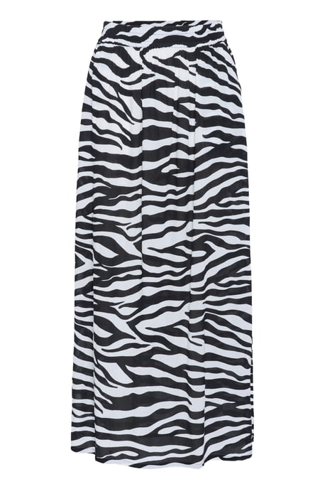 Skirt A-shape Black/Chalk Animal Print - Image 4