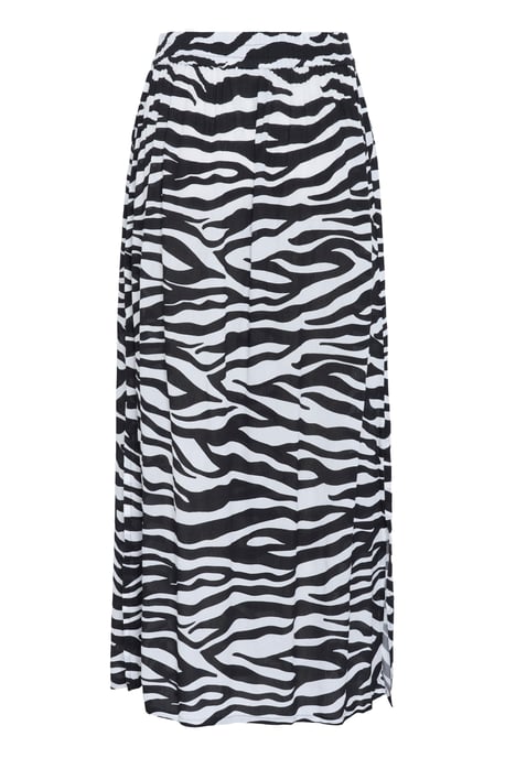 Skirt A-shape Black/Chalk Animal Print - Image 5