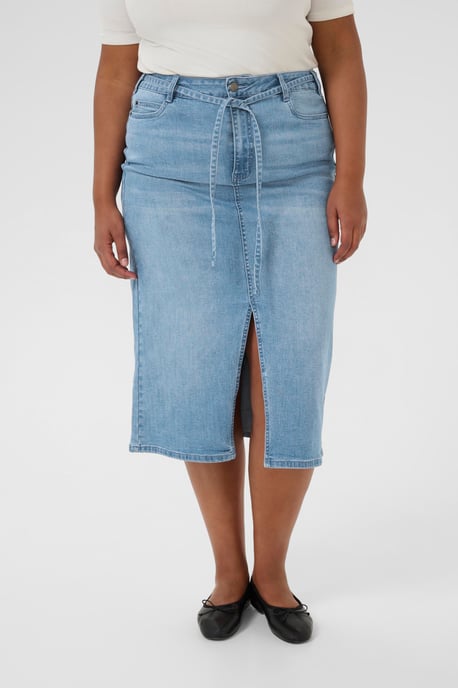 Denim rok Regular fit Light Blue Denim - Image 3