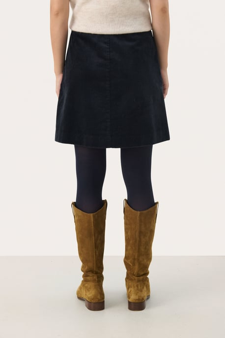 Skirt A-shape Dark Navy - Image 4