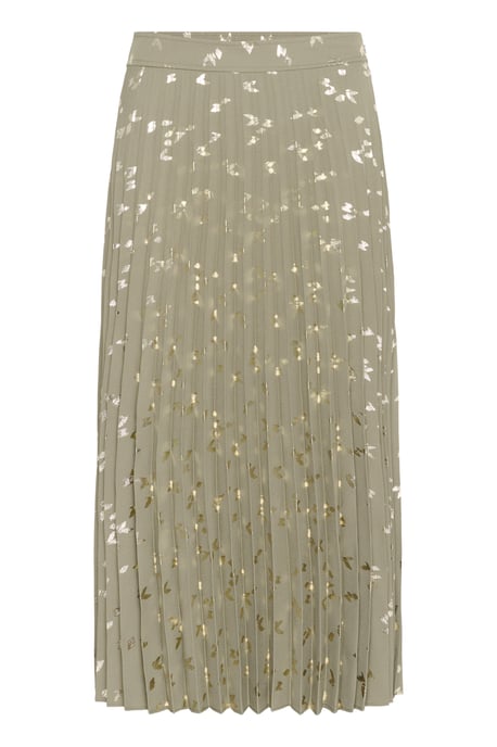 Skirt A-Line Vetiver Foil Print - Image 4