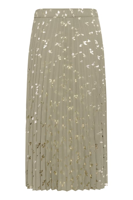 Skirt A-Line Vetiver Foil Print - Image 5