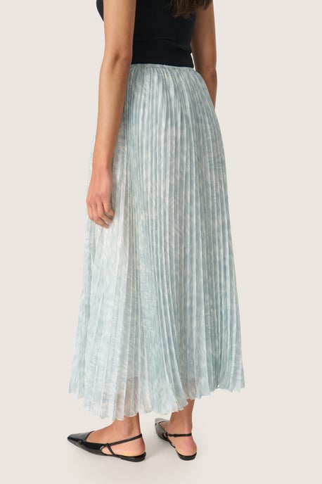 Skirt Regular fit Silver Blue Stroke Print - Image 3