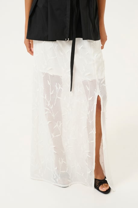 Skirt Straight fit Bright White - Image 3