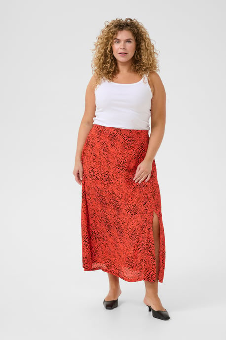 Skirt A-shape Grenadine Graphic Animal - Image 1