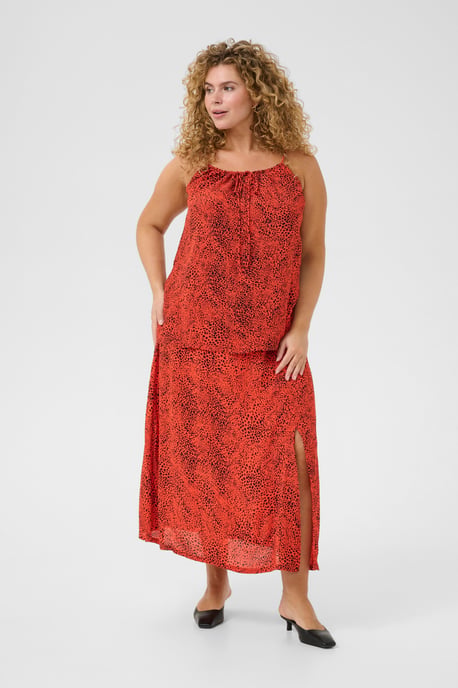 Skirt A-shape Grenadine Graphic Animal - Image 2