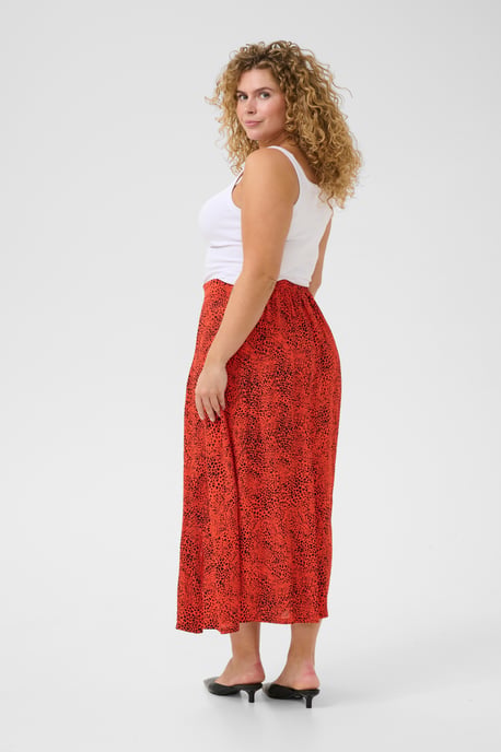 Skirt A-shape Grenadine Graphic Animal - Image 3