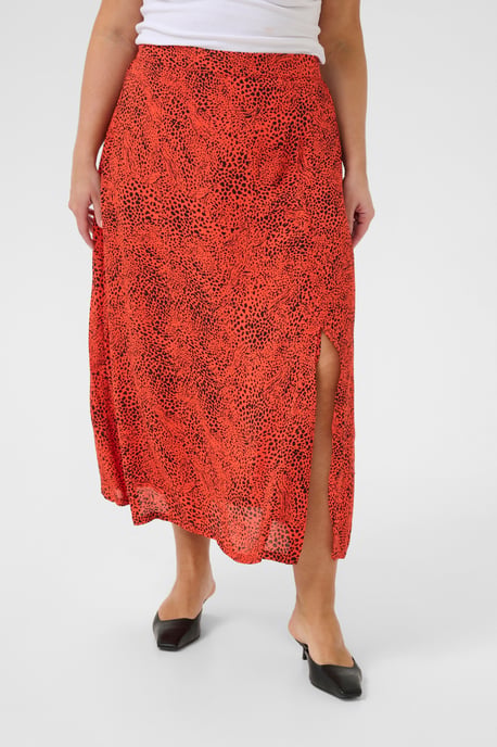 Skirt A-shape Grenadine Graphic Animal - Image 4