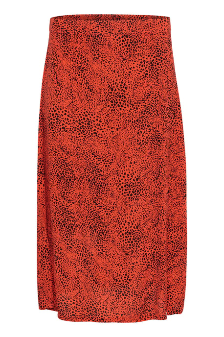 Skirt A-shape Grenadine Graphic Animal - Image 5