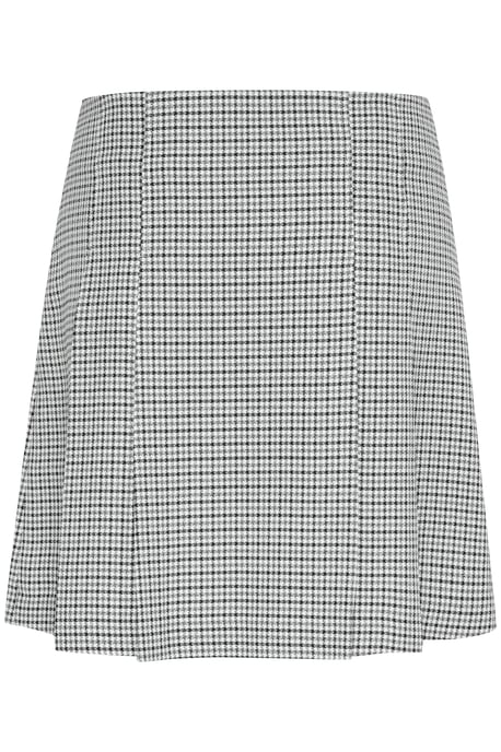 Skirt A-Line Black/White Check - Image 5