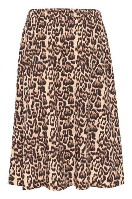 Skirt A-shape Naturel Leopard Print - Image 5
