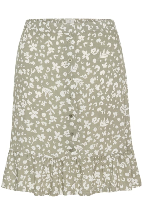 Skirt Regular fit Vetiver/Chalk Flower - Image 4