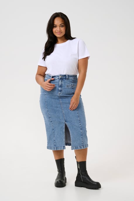 Skirt Regular fit Medium Blue Denim - Image 1