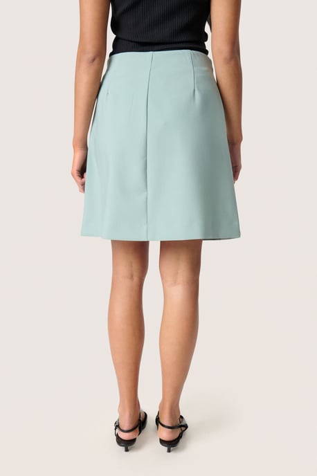Skirt A-shape Silver Blue - Image 3