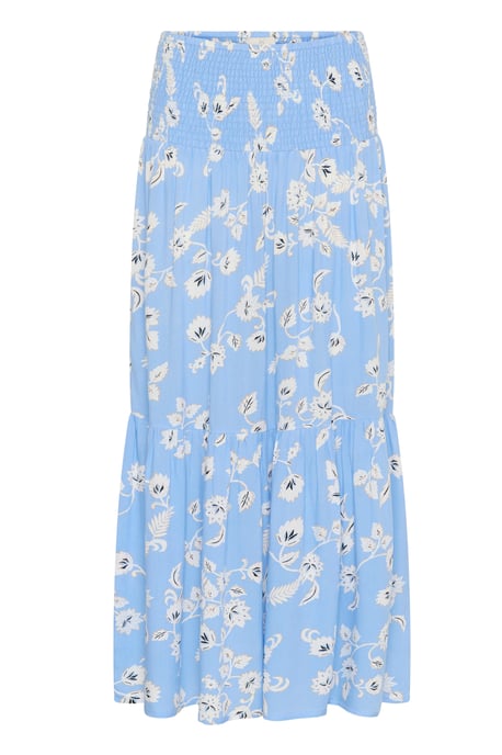 Skirt A-shape Vista Blue W. Chalk Flowers - Image 4