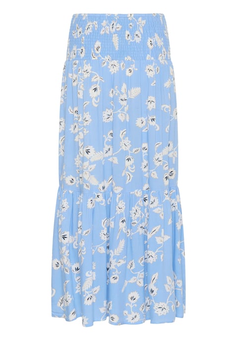 Skirt A-shape Vista Blue W. Chalk Flowers - Image 5