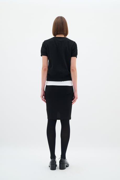 Skirt Pencil shape Black - Image 2