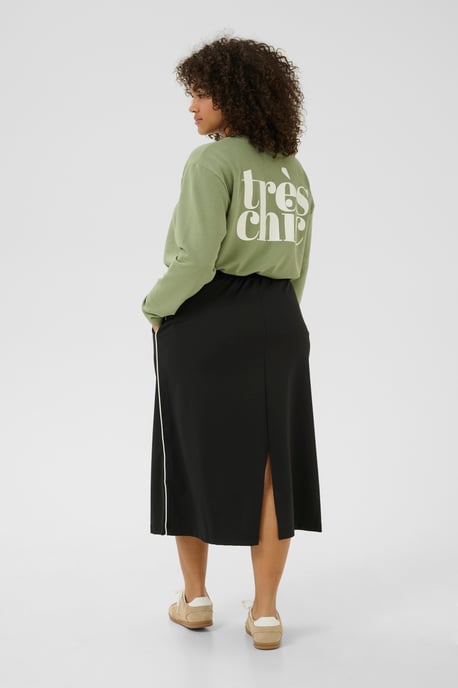 Skirt A-shape Black Deep - Image 2